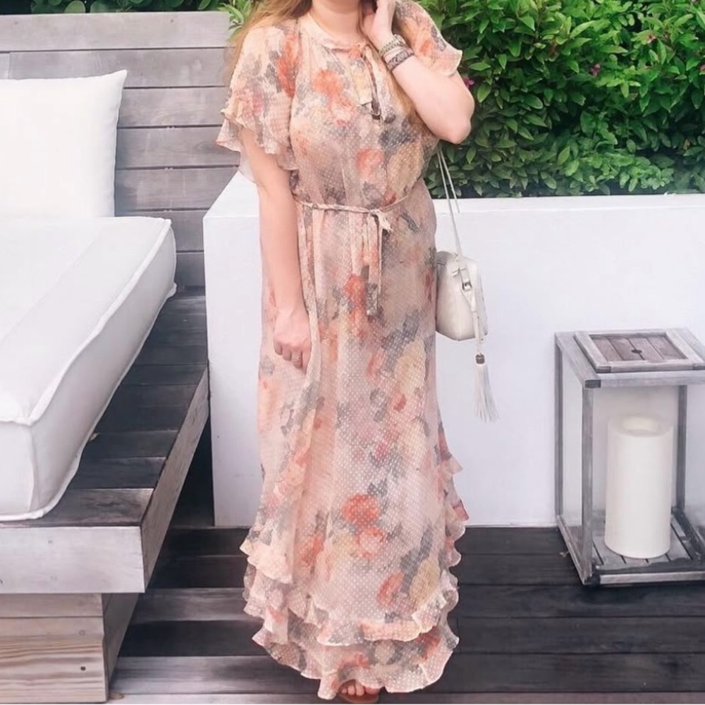 Zimmermann Floral Print Maxi Dress